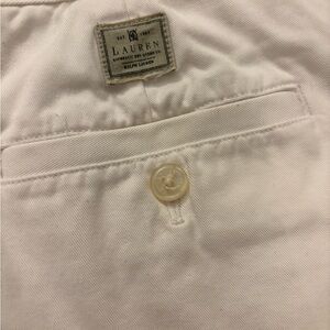 Lauren Ralph Lauren White 100% Cotton Shorts